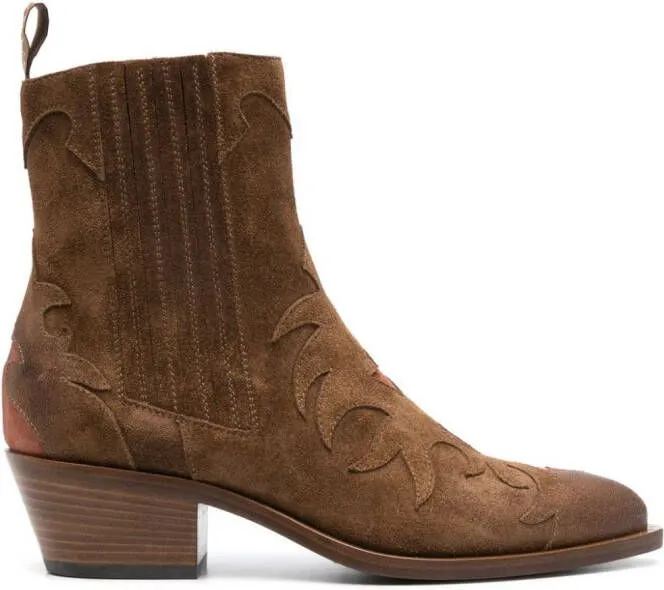 Sartore Brown Sensory Suede Boots