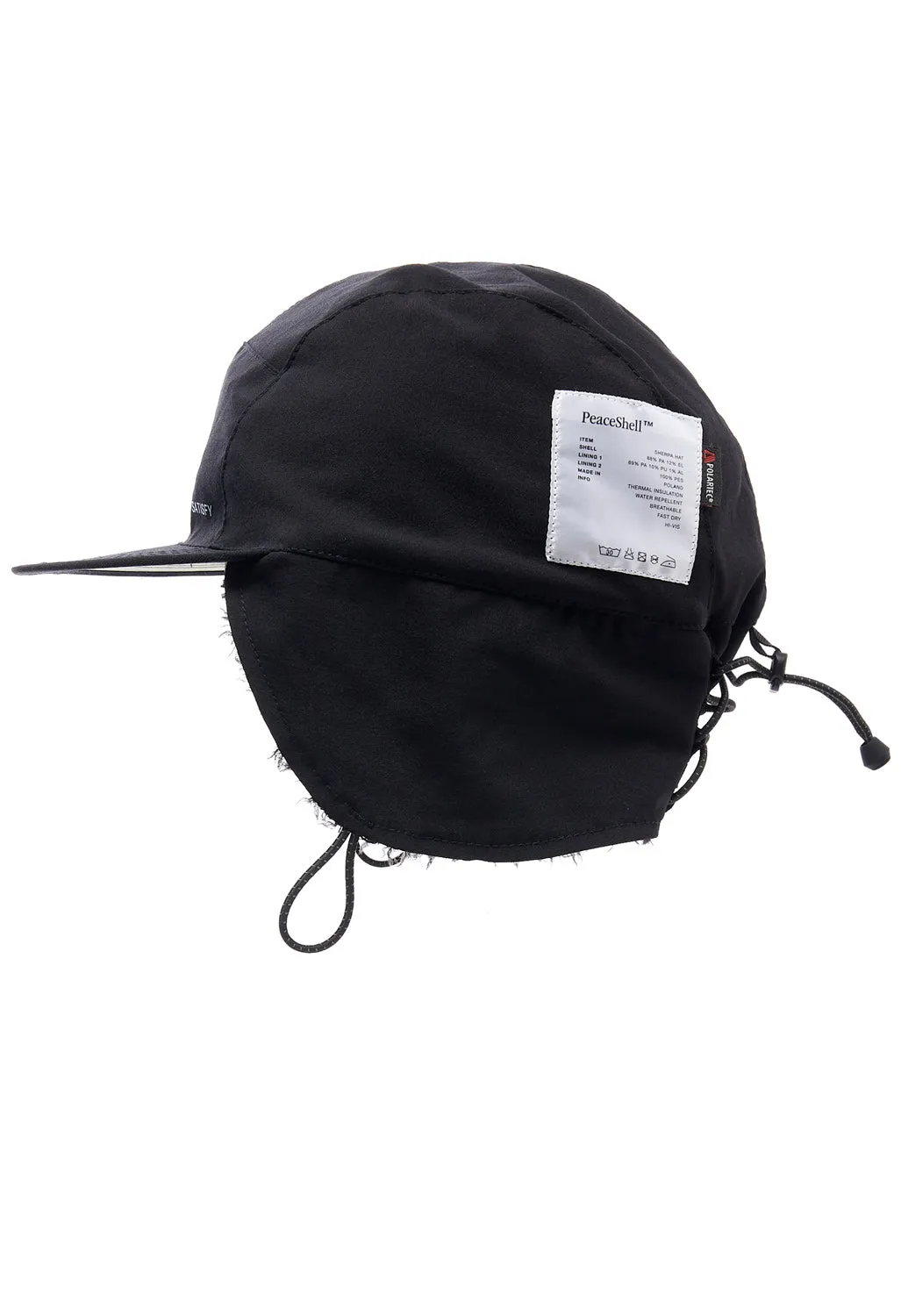 Satisfy Black PeaceShell Sherpa Hat