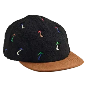 Sherpa Hat with Night Shrooms Design (5-panel)