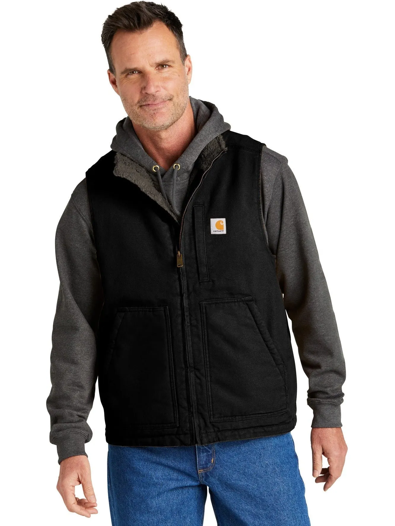 Carhartt Sherpa-Lined Mock Neck Vest