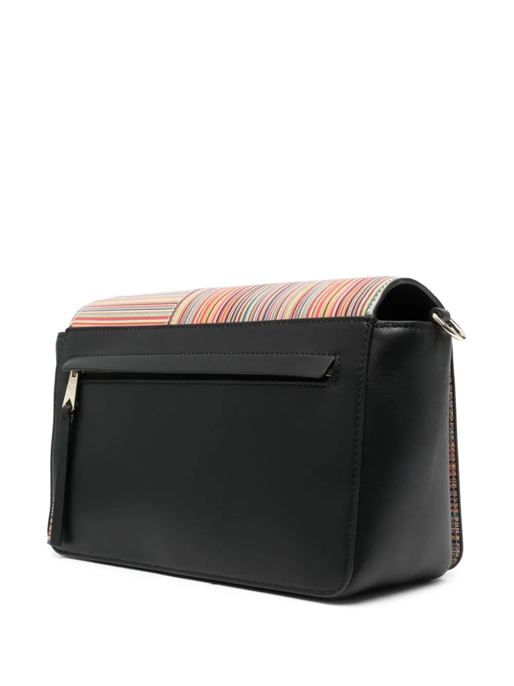 Signature Stripe Leather Crossbody Bag