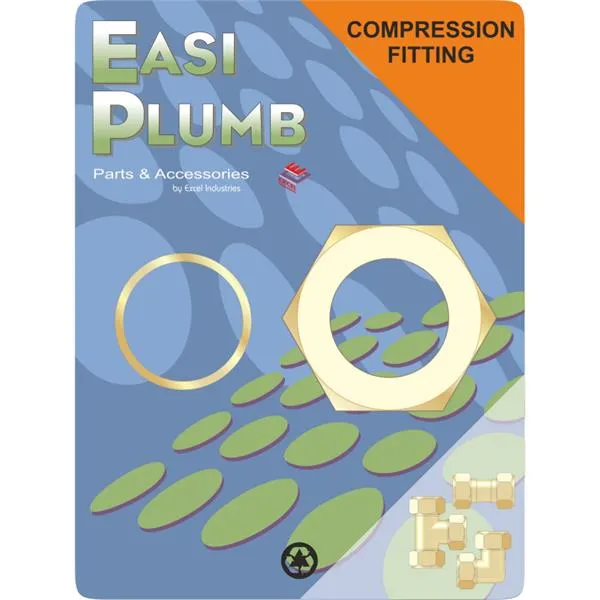 Single 3/4" Brass Compression Nut & Olive
