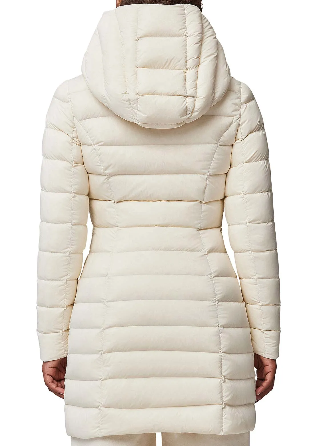 Long Hooded Down Jacket for Women