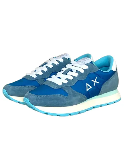 ALLY SOLID NYLON Z33201 AZZURRE SNEAKERS