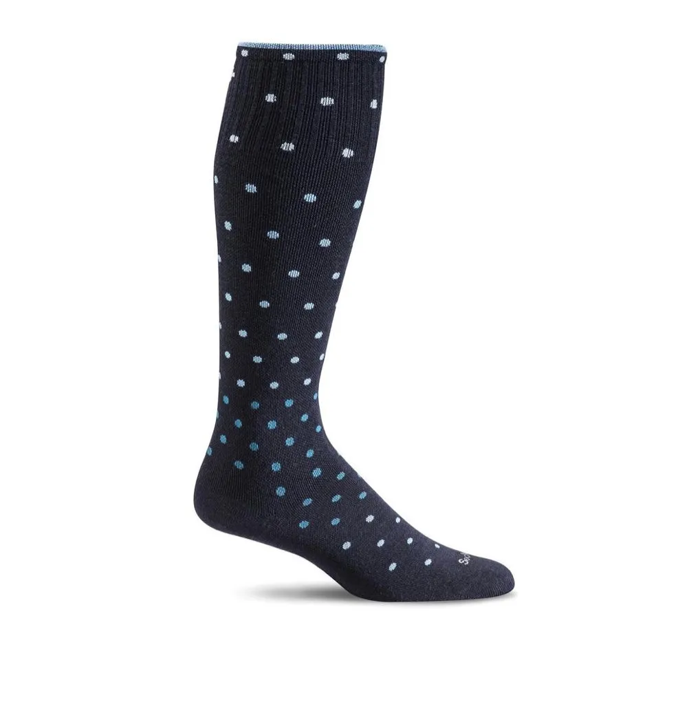 Spot Navy Compression Sock - 15-20