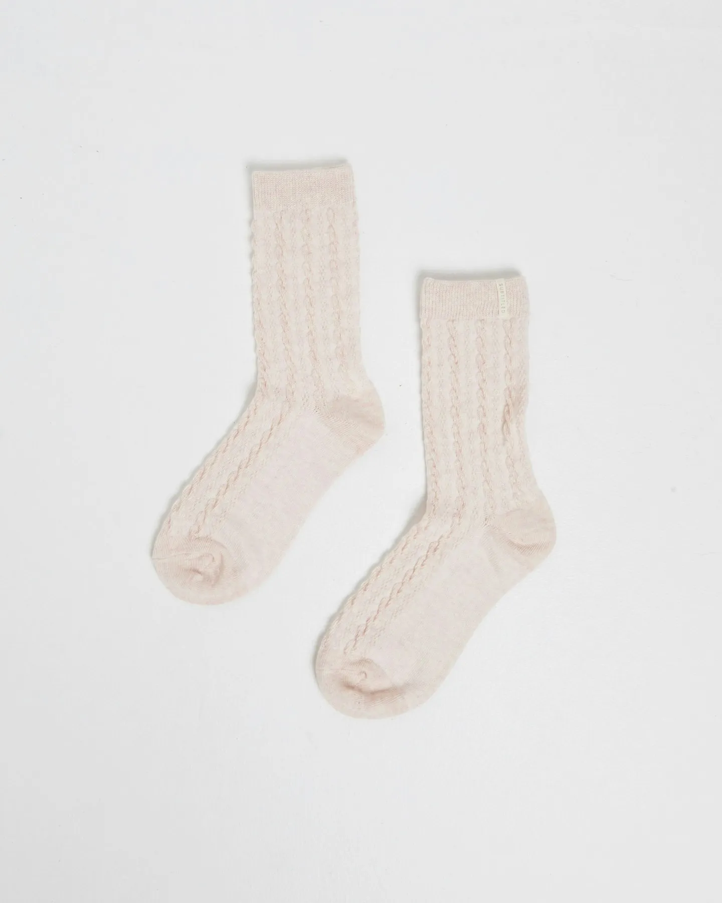 Lucia Cable Knit Socks Pack of 3 - Multi