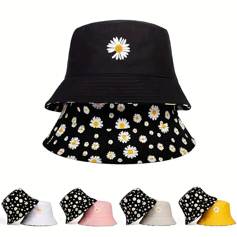 Summer Daisy Bucket Hats