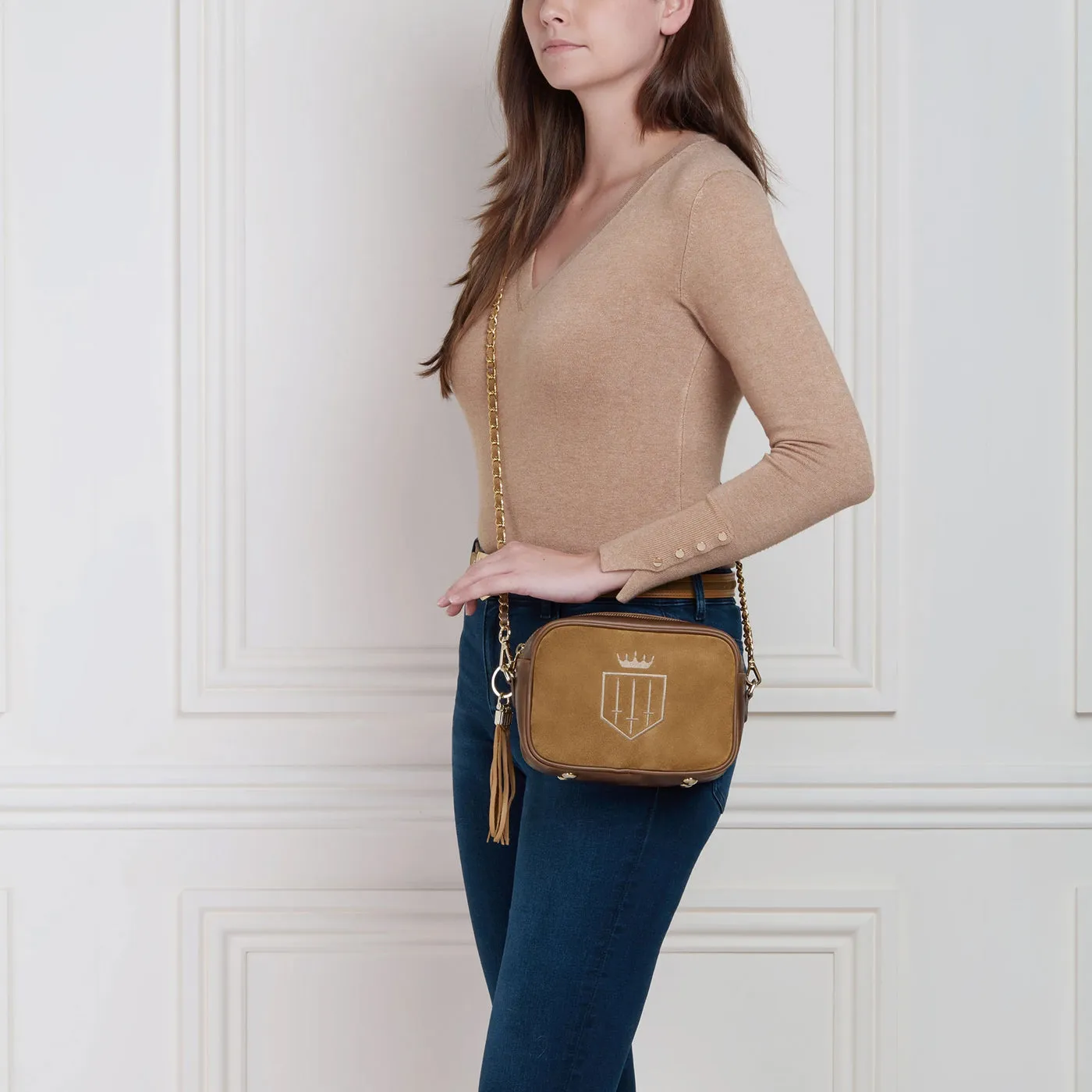 Tan Finsbury Cross Body Bag