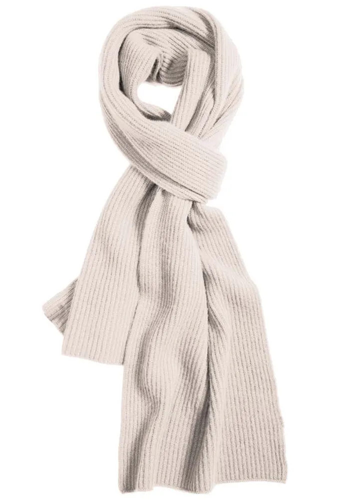 The Cashmere Ribbed Scarf