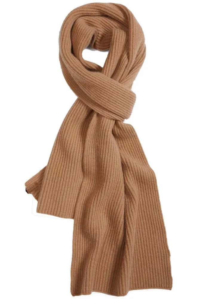 The Cashmere Ribbed Scarf