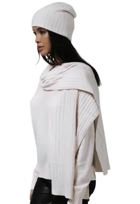 The Cashmere Ribbed Scarf