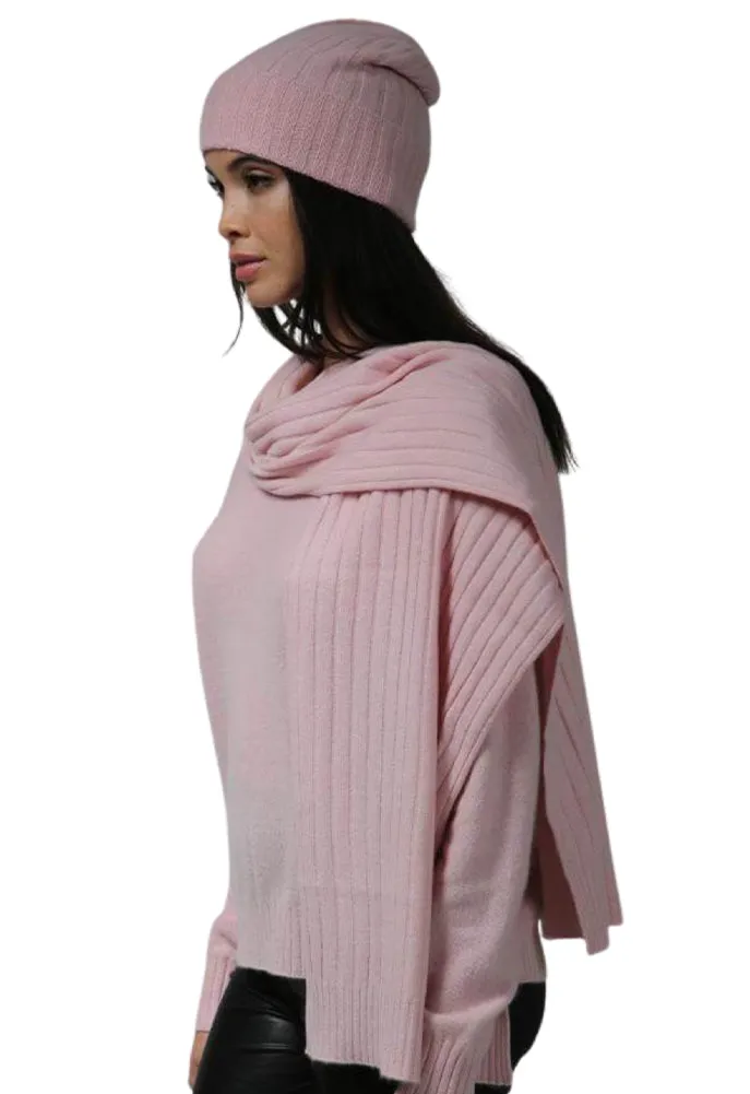 The Cashmere Ribbed Scarf