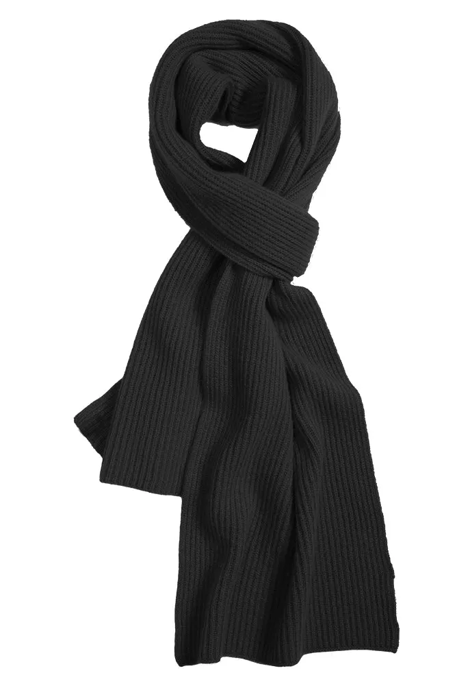 The Cashmere Ribbed Scarf