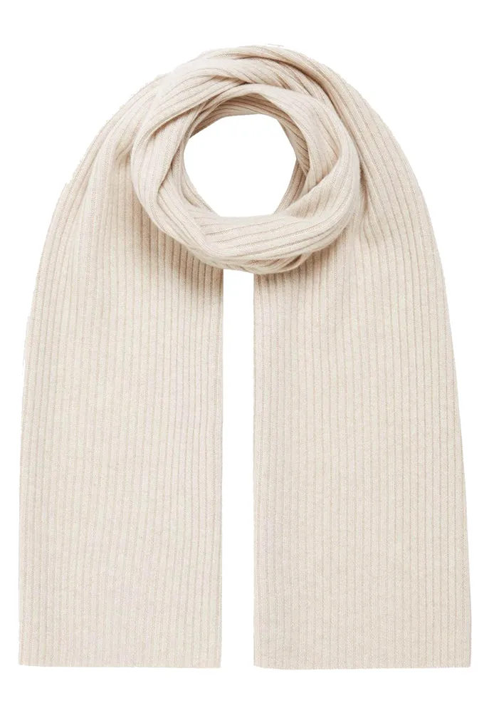 The Cashmere Ribbed Scarf