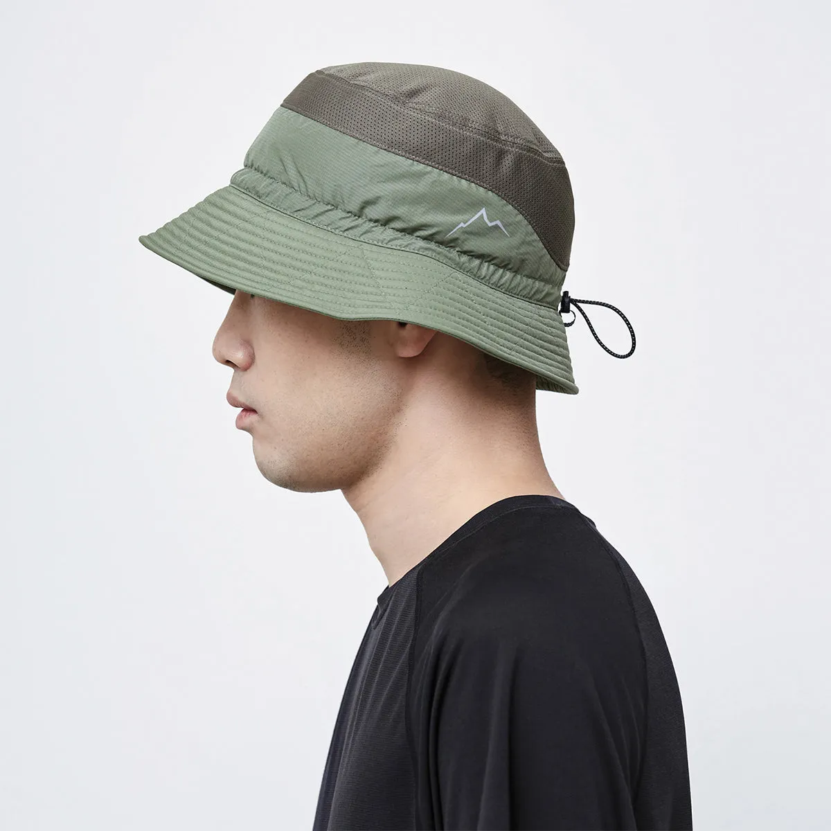 Trail Pertex Quantum Bucket Hat in Light Khaki