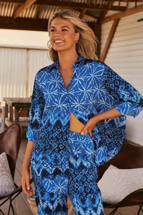 Tranquil Tides Collection Cabana Shirt Blouse