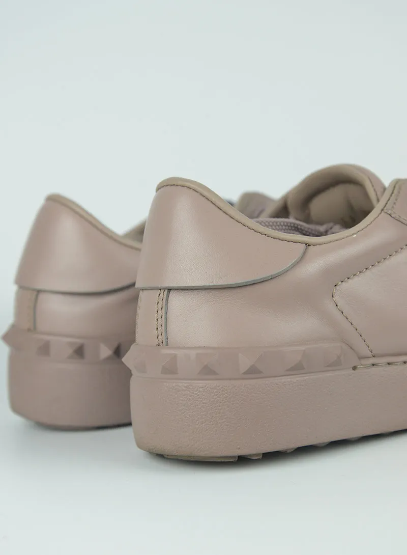 N. 39 Valentino Sneakers in pelle tortora,