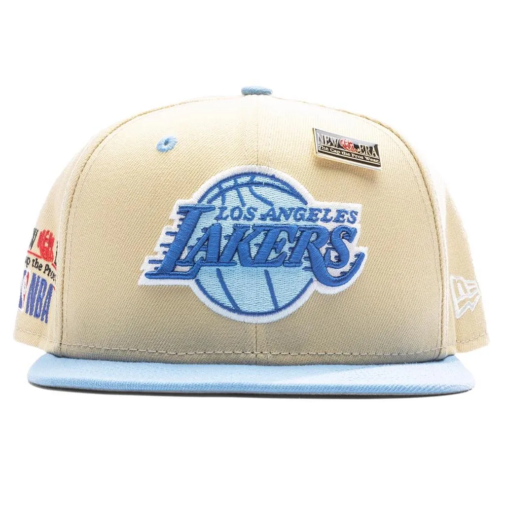 Retro Lakers Fitted Cap