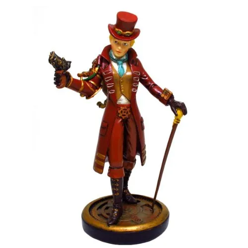 Steampunk Female Character Figurine