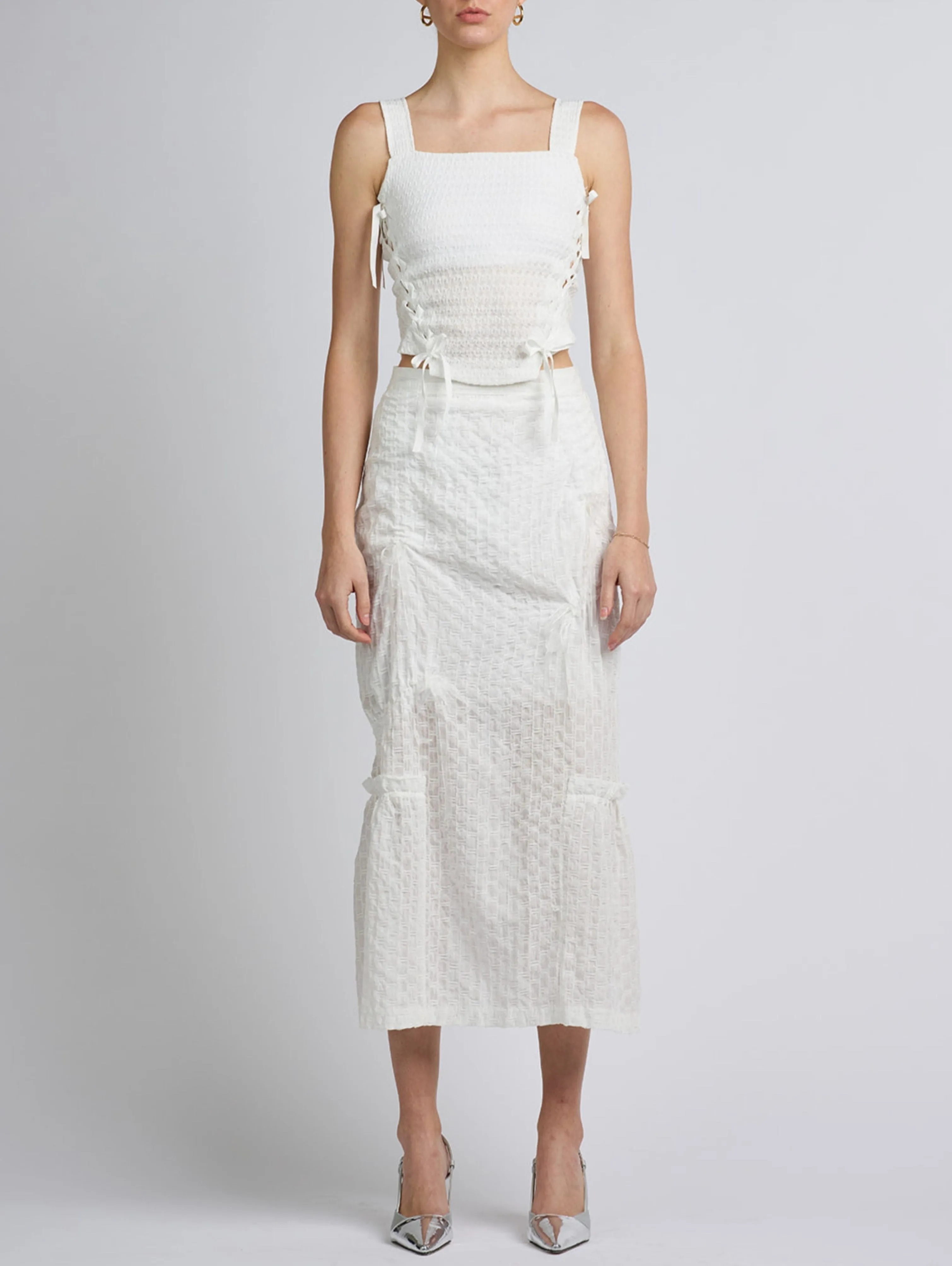 White Cherie Skirt