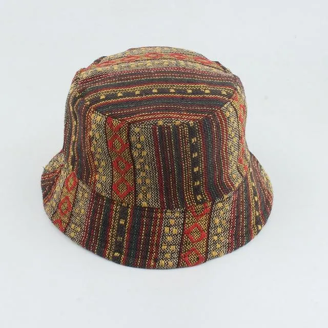 Women's Reversible Printed Summer Sun Bucket Hats