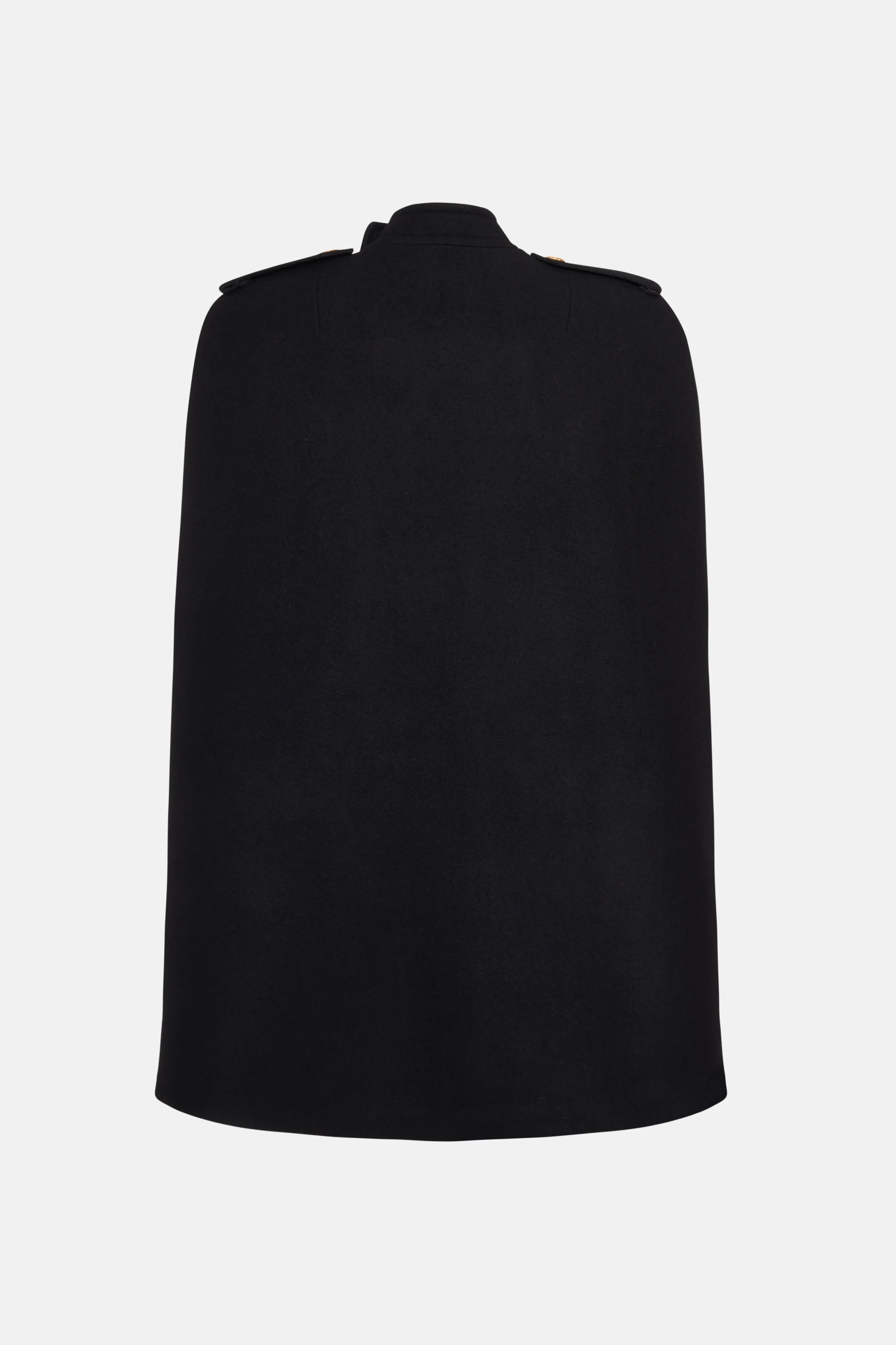 Women's Wool Cape with Jewel Buttons