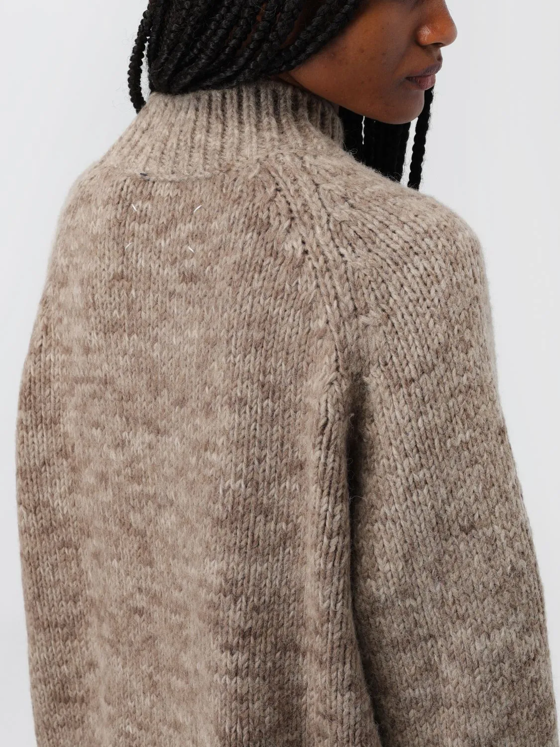 Wool Long Sleeves Cotton High-Neck - Maison Margiela