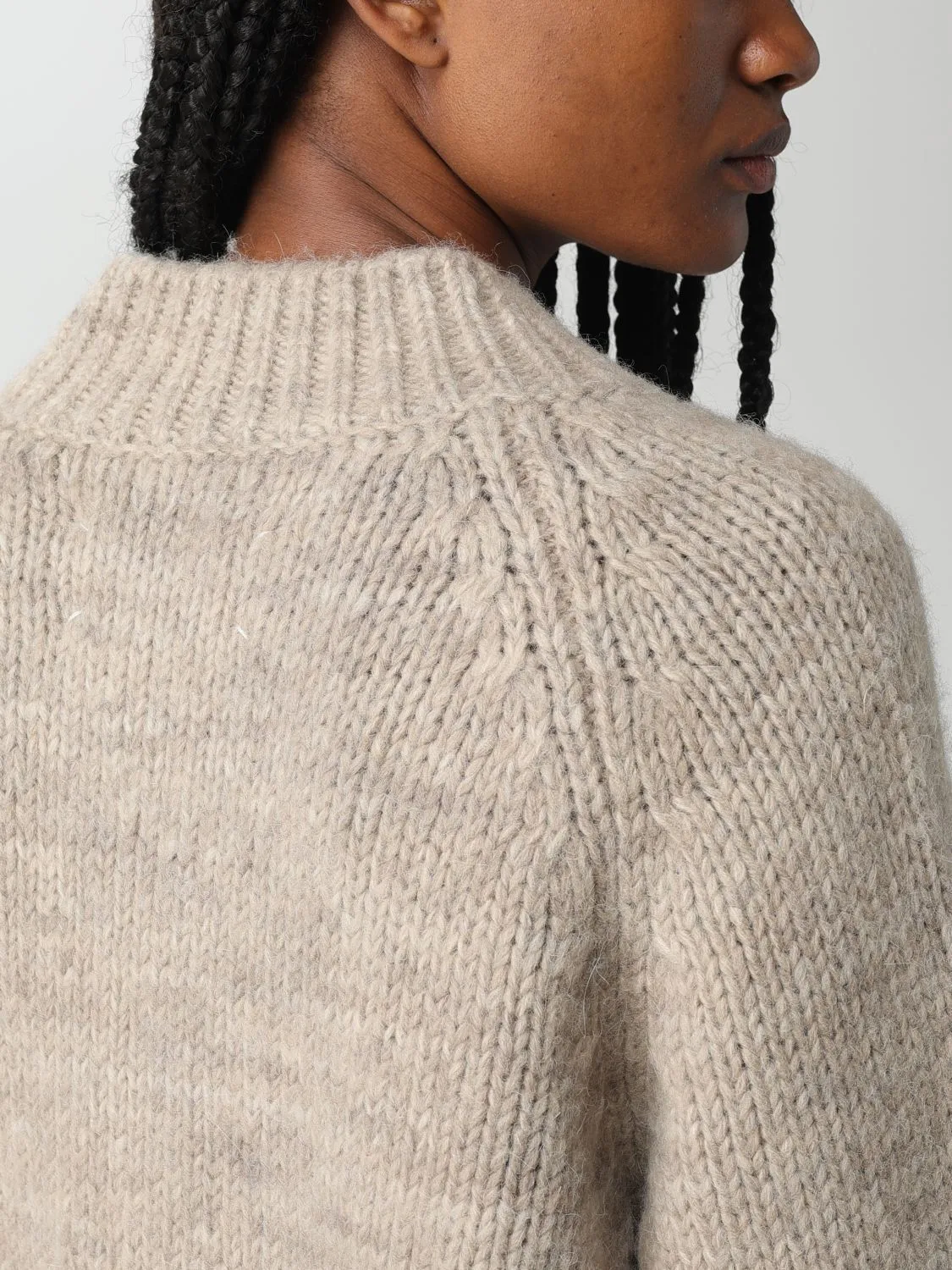 Wool Long Sleeves Cotton High-Neck - Maison Margiela