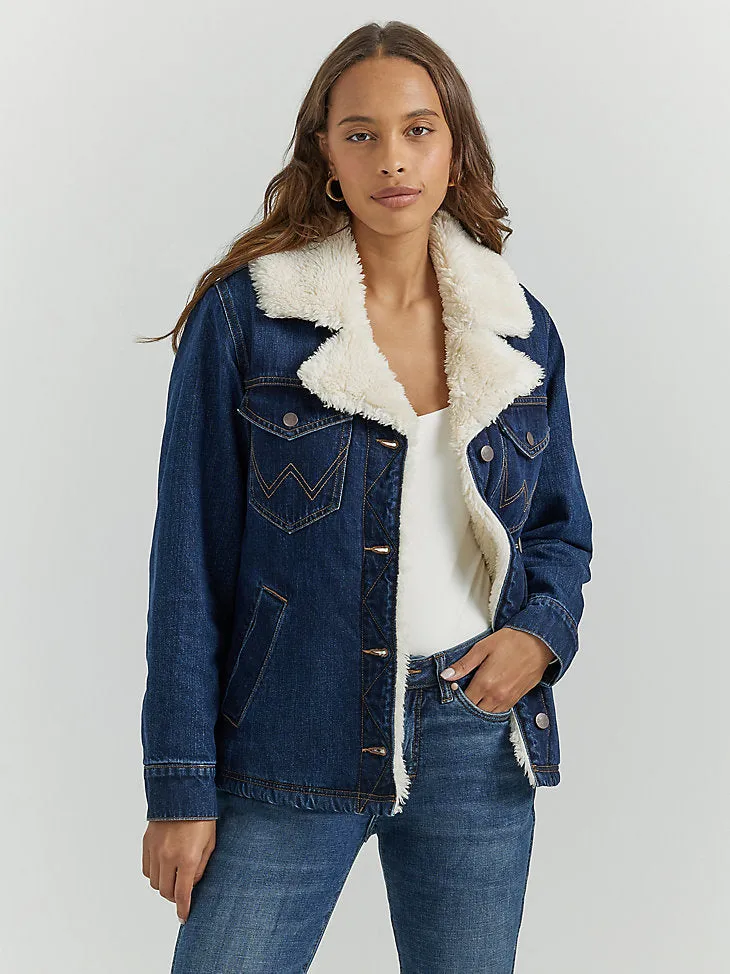 Denim Sherpa Jacket