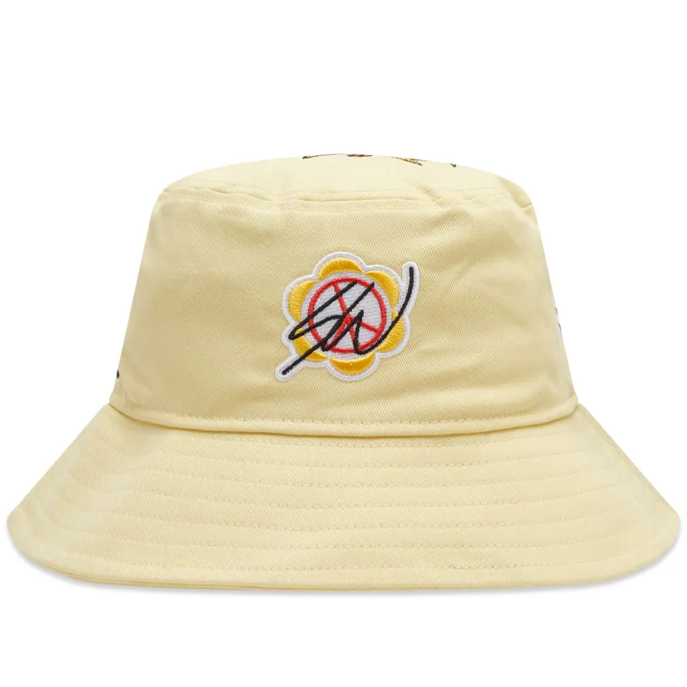 Yellow Bucket Hat Hot Wheels